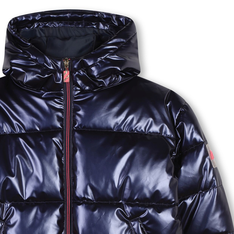 Piumino con zip e cappuccio BILLIEBLUSH 
                        BAMBINA