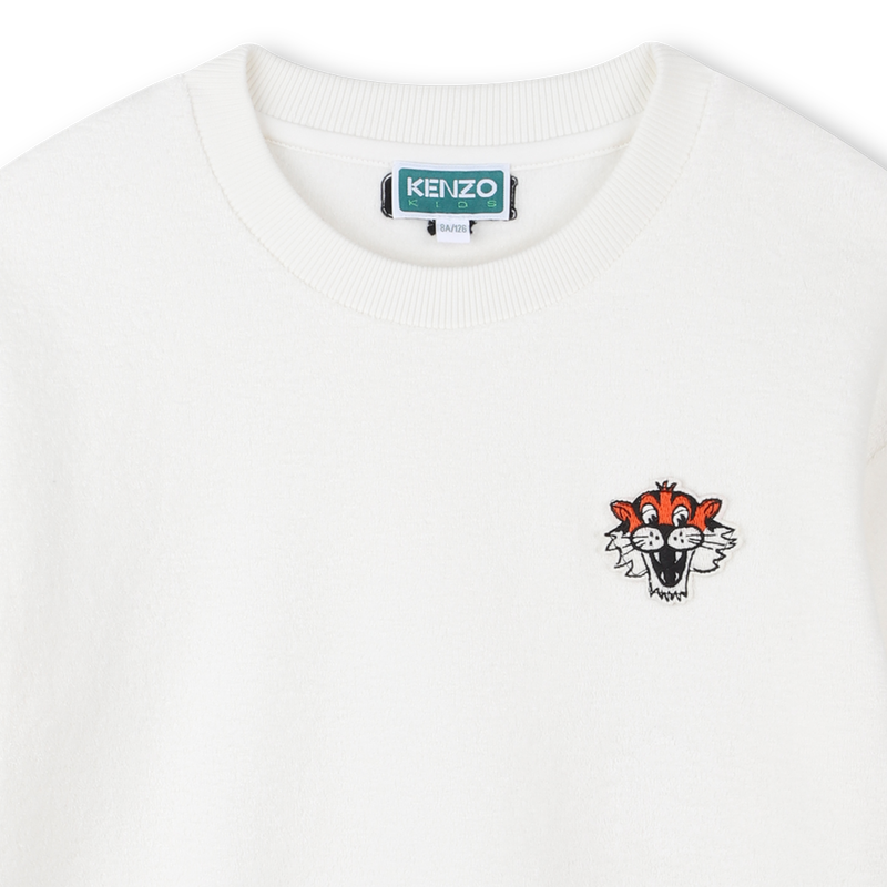 Felpa in pile dall'aspetto spugna KENZO KIDS 
                        RAGAZZO