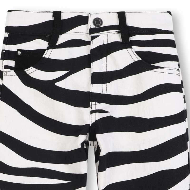 Pantaloni in twill MARC JACOBS 
                        BAMBINA