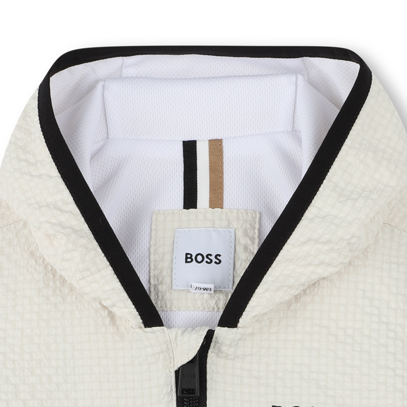 Giacca a vento con cappuccio BOSS 
                        RAGAZZO