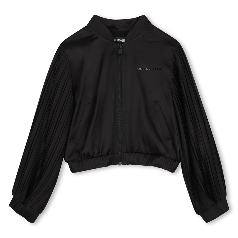 Giacca con maniche plissettate KARL LAGERFELD KIDS 
                        BAMBINA