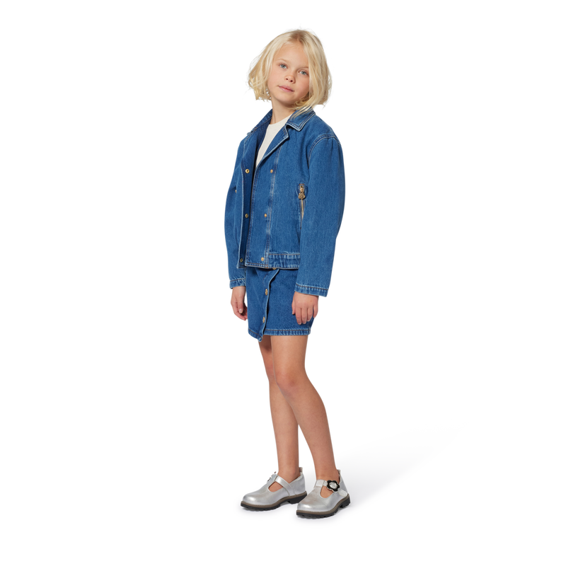 Gonna in denim asimmetrica KENZO KIDS 
                        BAMBINA