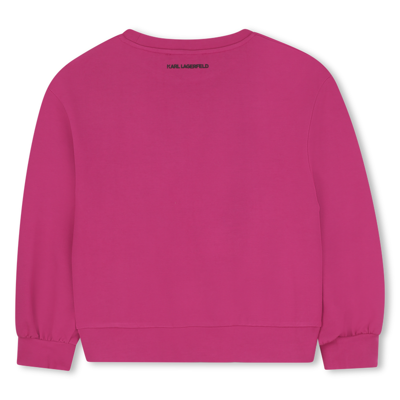 Long-sleeved sweatshirt KARL LAGERFELD KIDS 
                        BAMBINA