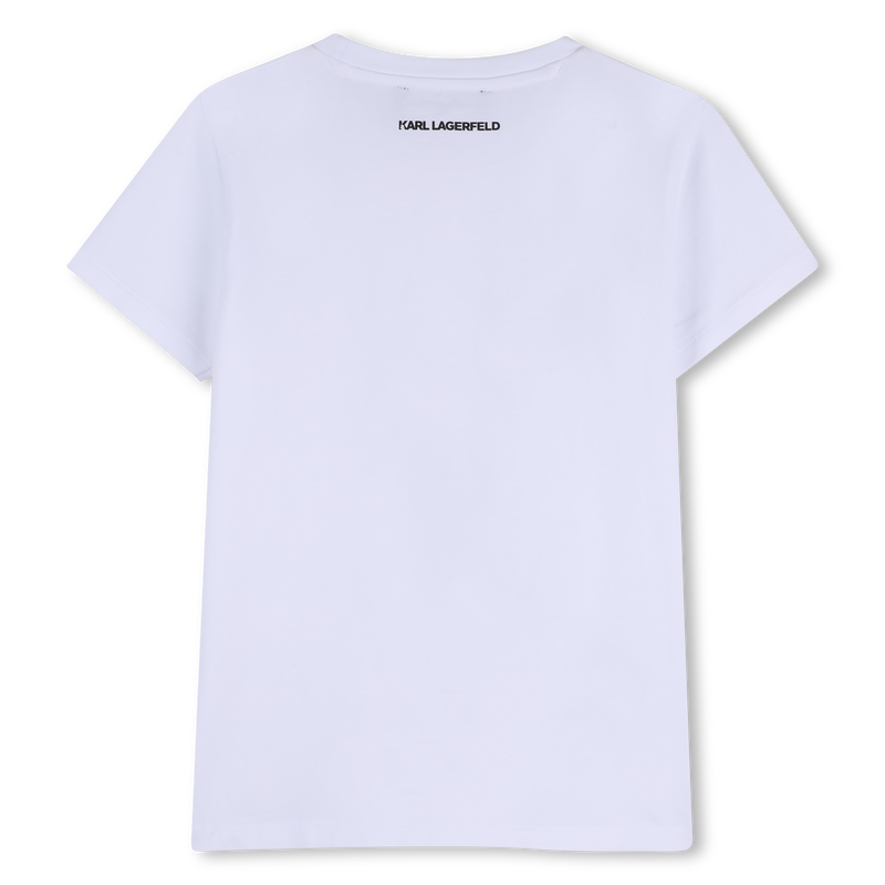T-SHIRT MANICA CORTA KARL LAGERFELD KIDS 
                        BAMBINA