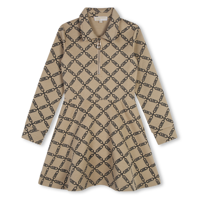 Long-Sleeved Zip-Up Dress MICHAEL KORS BAMBINA