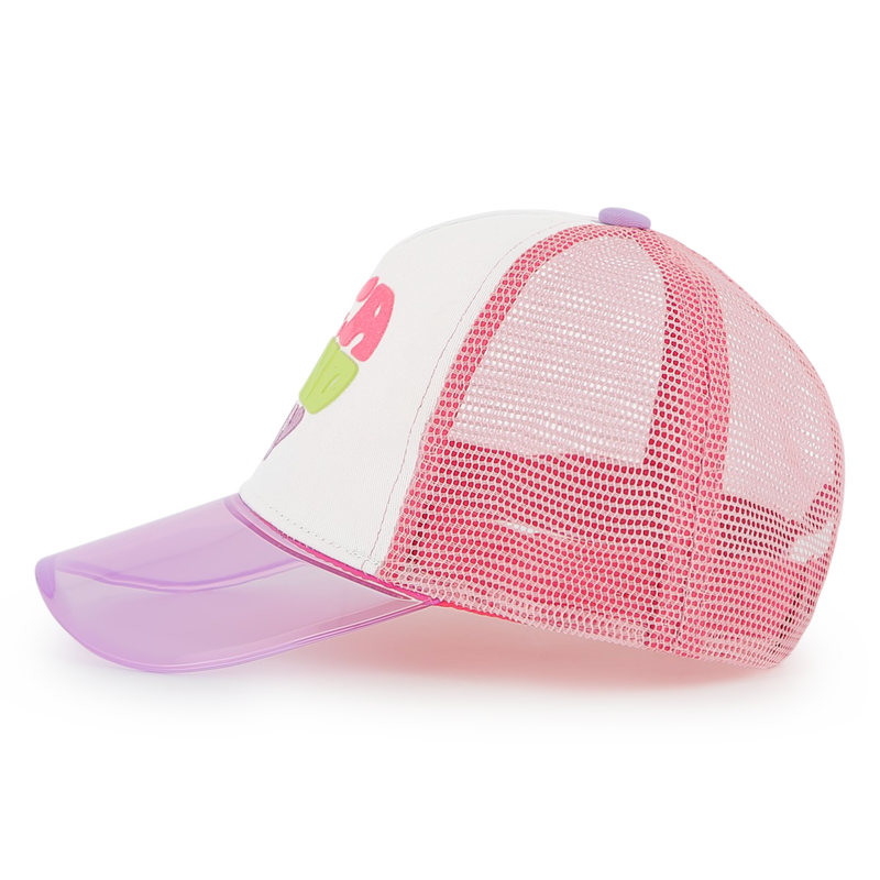 CAPPELLINO CON VISIERA TRASPARENTE BILLIEBLUSH 
                        BAMBINA