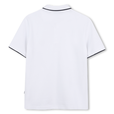 Polo in cotone taglio dritto BOSS RAGAZZO