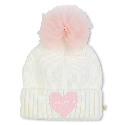 Cappello lavorato a maglia con pompon BILLIEBLUSH BAMBINA