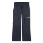 Pantaloni elasticizzati in vita, BLU, hi-res