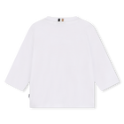 T-shirt in cotone con stampa BOSS 
                    RAGAZZO