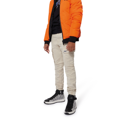 Piumino double face cappuccio DKNY RAGAZZO