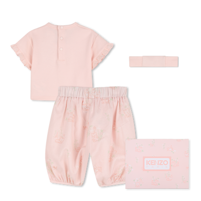 SET T-SHIRT, PIGIAMA E FASCIA KENZO KIDS BAMBINA