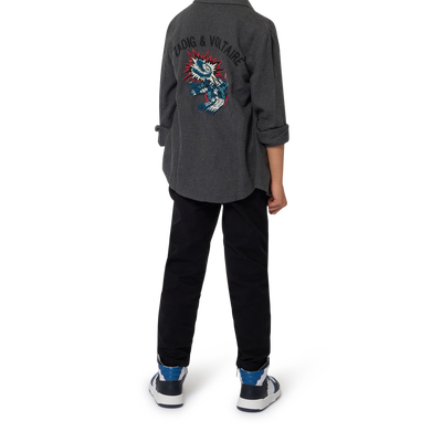 Camicia ricamo maniche lunghe ZADIG & VOLTAIRE RAGAZZO