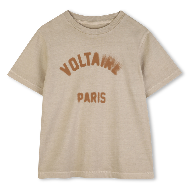 T-SHIRT A MANICHE CORTE ZADIG & VOLTAIRE 
                        RAGAZZO