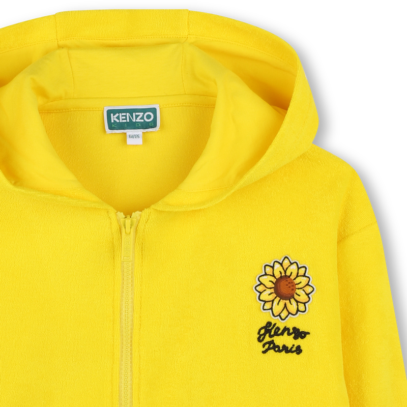 Cardigan da jogging in spugna KENZO KIDS 
                        BAMBINA