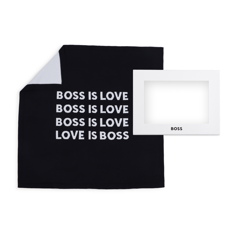 Coperta in maglia BOSS 
                        RAGAZZO