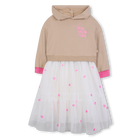 Abito bi-materiale BILLIEBLUSH 
                    BAMBINA