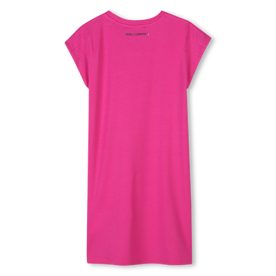 Vestito a maniche corte KARL LAGERFELD KIDS BAMBINA