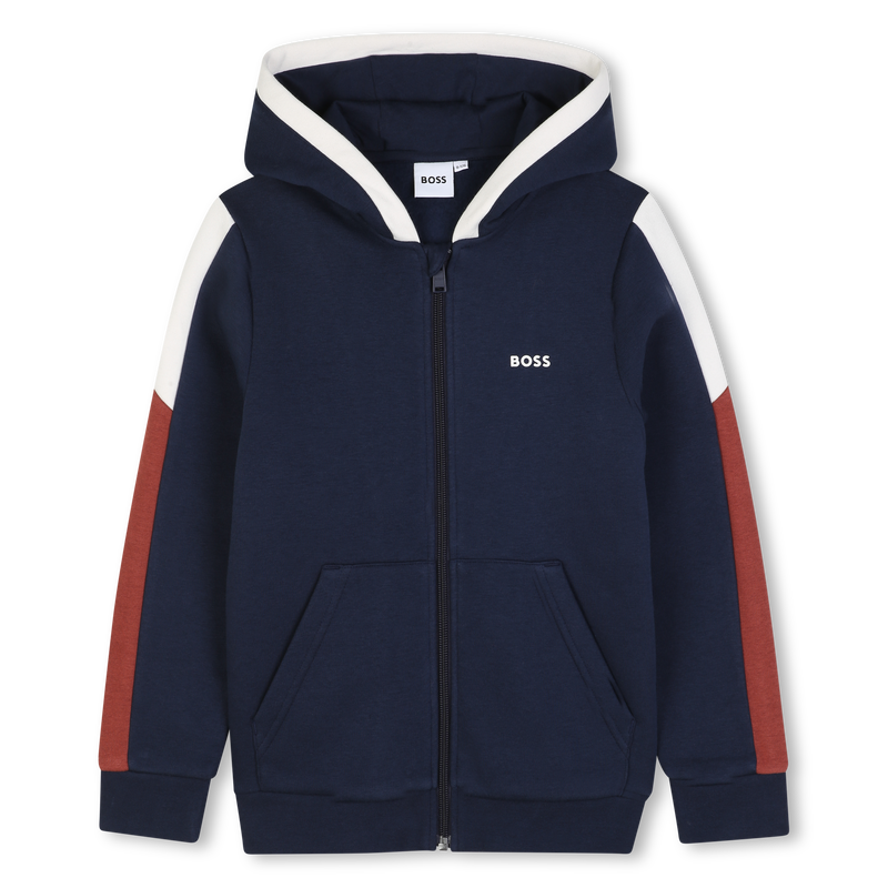 Cardigan con cappuccio BOSS 
                        RAGAZZO