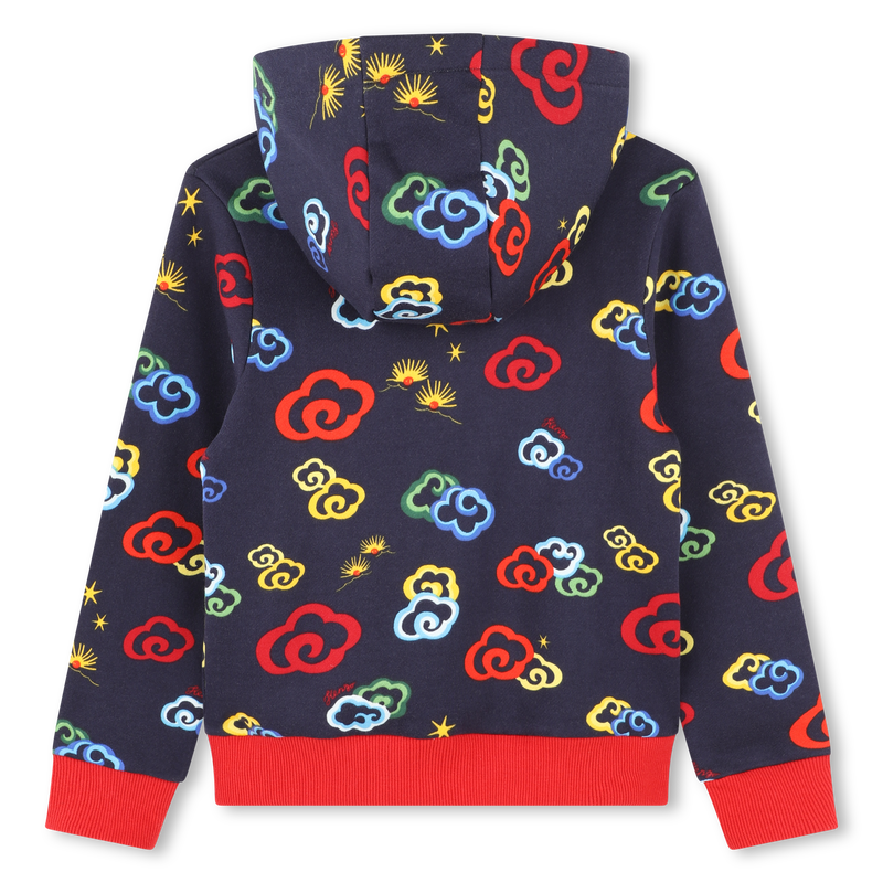 Felpa con cappuccio stampato KENZO KIDS 
                        UNISEX
