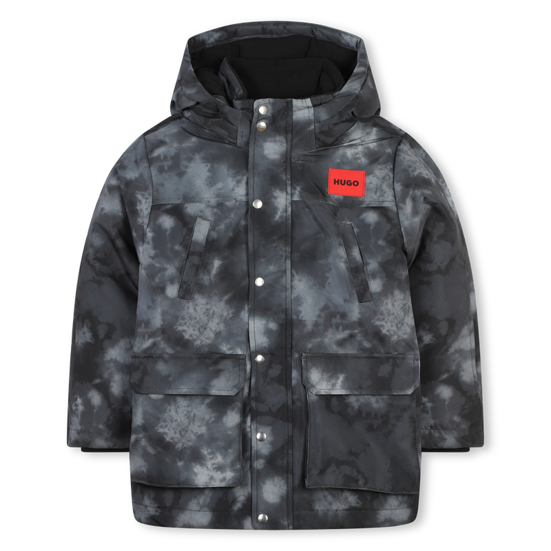 Parka con cappuccio e tasche HUGO 
                        RAGAZZO