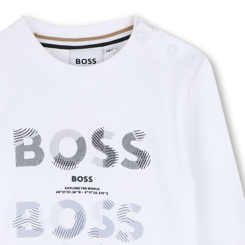 Maglietta a maniche lunghe BOSS 
                        RAGAZZO