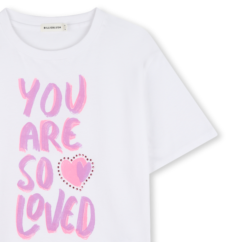 T-SHIRT A MANICHE CORTE BILLIEBLUSH 
                        BAMBINA