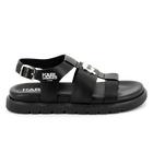 Sandali in pelle con fibbia KARL LAGERFELD KIDS 
                    BAMBINA