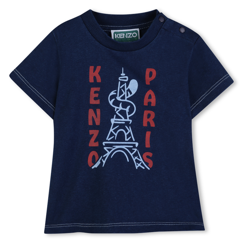 T-SHIRT A MANICHE CORTE KENZO KIDS 
                        RAGAZZO