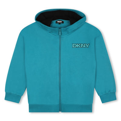 Cardigan cappuccio in felpa DKNY UNISEX