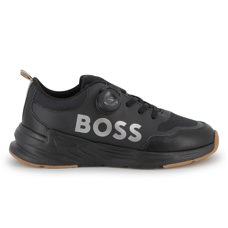 Sneakers con lacci elasticizzati BOSS 
                        RAGAZZO