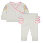 Completo in maglia di cotone BILLIEBLUSH 
                    BAMBINA