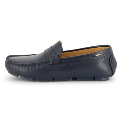 MOCASSINI IN PELLE BOVINA BOSS RAGAZZO