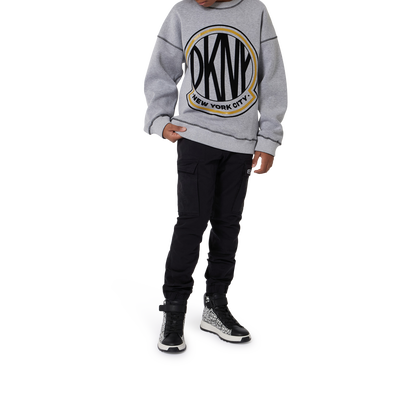 Pantaloni multitasca in cotone DKNY RAGAZZO