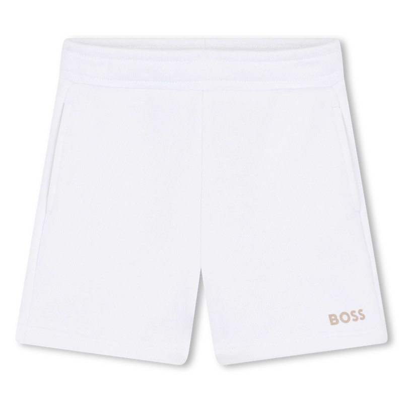 Shorts tinta unita in felpa BOSS 
                        RAGAZZO