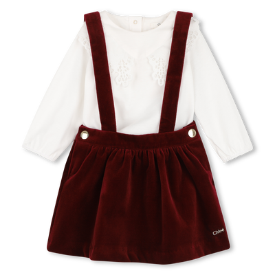 Set vestito e t-shirt CHLOE BAMBINA