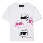 T-shirt a maniche corte KARL LAGERFELD KIDS 
                    BAMBINA