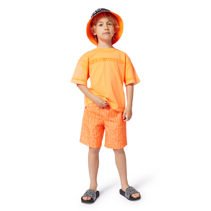 T-shirt in cotone con ricamo MARC JACOBS 
                        UNISEX