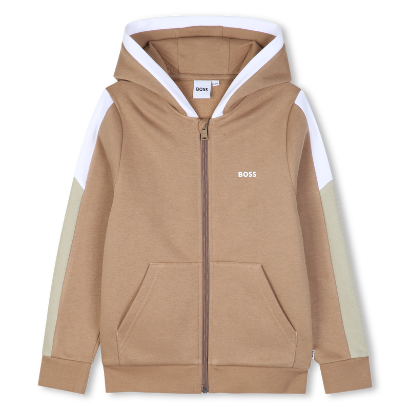 Cardigan con cappuccio BOSS 
                        RAGAZZO