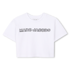 T-shirt corta con strass MARC JACOBS 
                    BAMBINA