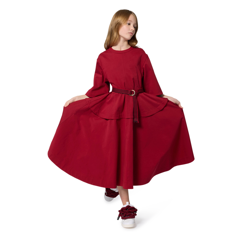 Abito lungo in cotone LANVIN 
                        BAMBINA