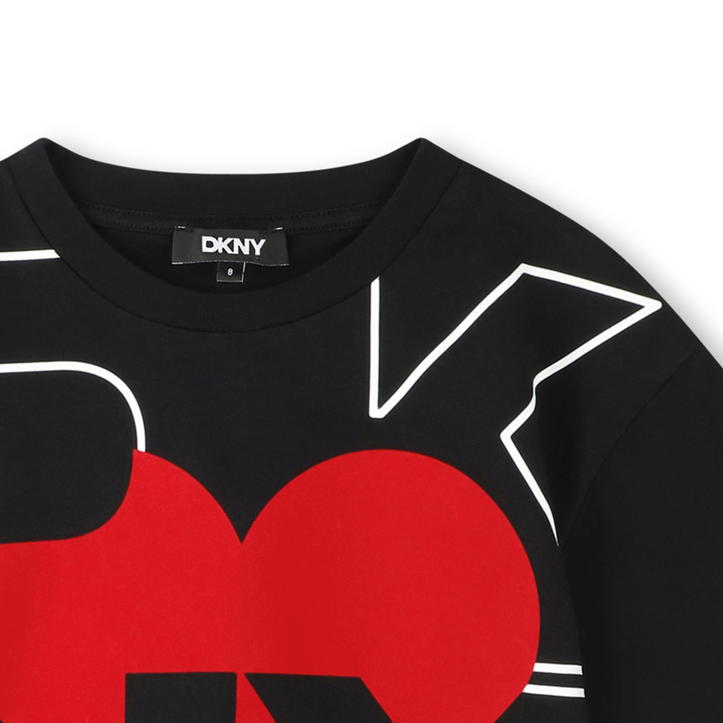 T-shirt a maniche corte DKNY 
                        BAMBINA