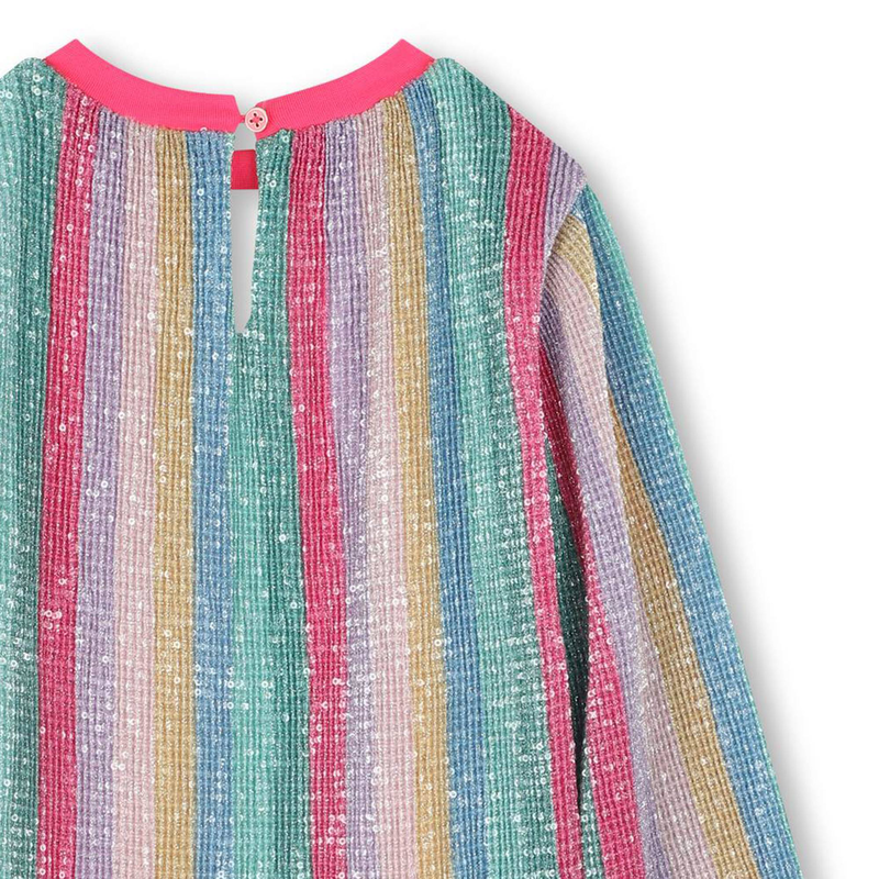 Vestito plissettato paillettes BILLIEBLUSH 
                        BAMBINA