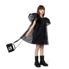 Borsa a mano in tessuto spalmato a grana fine KARL LAGERFELD KIDS 
                    BAMBINA