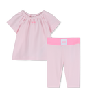 Set t-shirt + pantaloni BOSS 
                    BAMBINA