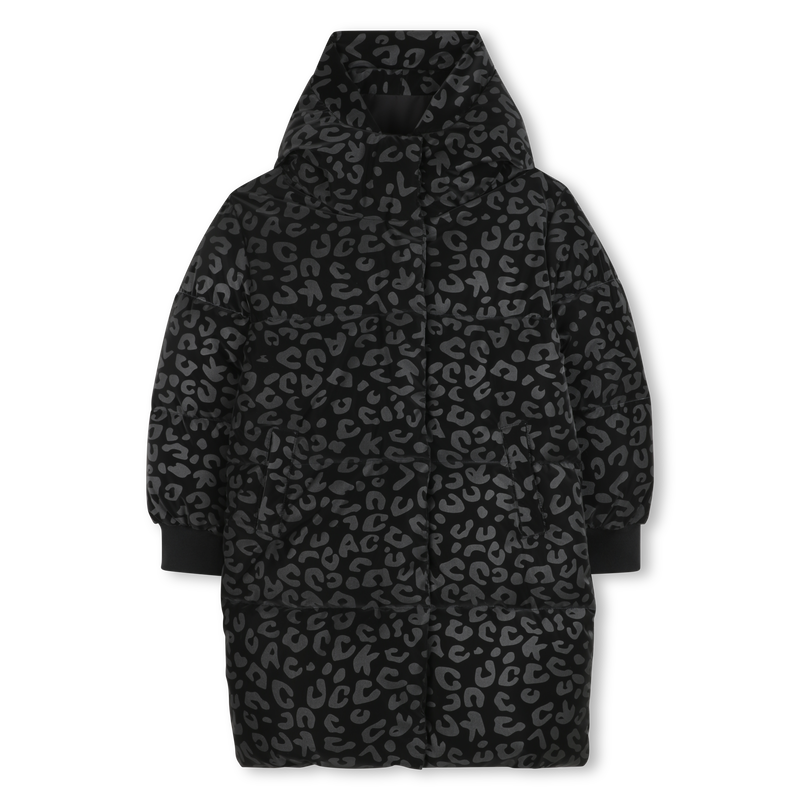 Piumino lungo con cappuccio KARL LAGERFELD KIDS 
                        BAMBINA