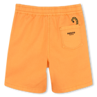 Bermuda in cotone con stemma KENZO KIDS 
                    RAGAZZO