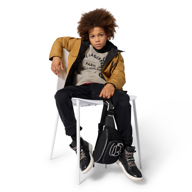 Felpa con cappuccio KARL LAGERFELD KIDS 
                        RAGAZZO