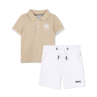 Polo + bermuda set BOSS 
                    RAGAZZO
