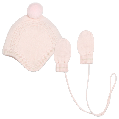 Completo cappello + guanti CARREMENT BEAU BAMBINA
